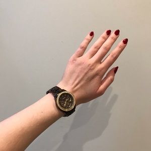 Tortoise shell Fossil watch